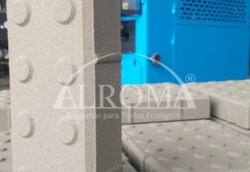 Kit Paver 10X20 (Liso, Tátil direcional, Tátil alerta) para Tijolos Ecológicos Resultado