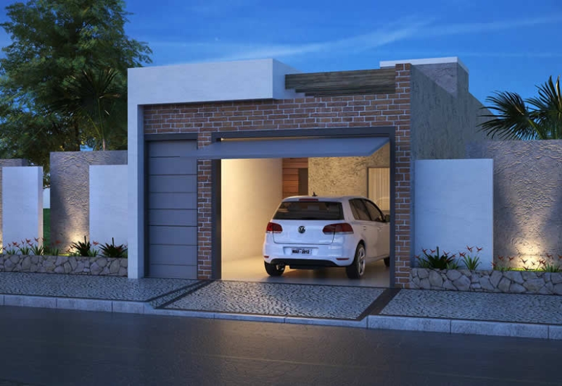 Planta Minha Casa Minha Vida com Design Moderno em Tijolo Ecológico