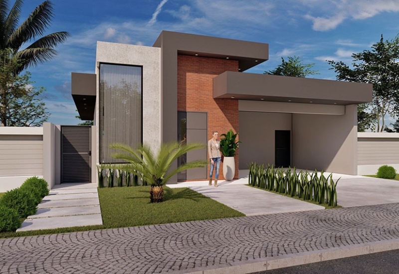Projeto com fachada de tijolo ecológico de solo cimento (6)