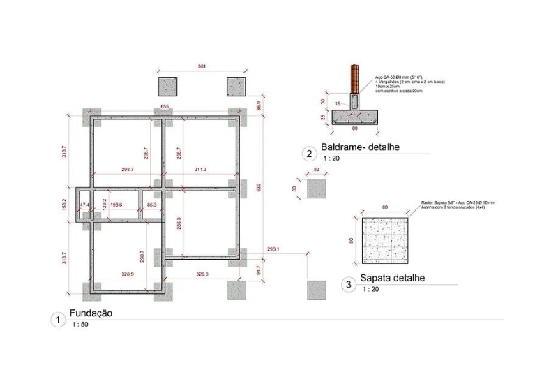 Baixe Gratuitamente um Projeto Modelo em Tijolo Ecológico Fundação