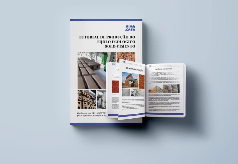 Ebook Gratuito Fabricação e Produção de Tijolos Ecológicos de Solo-Cimento