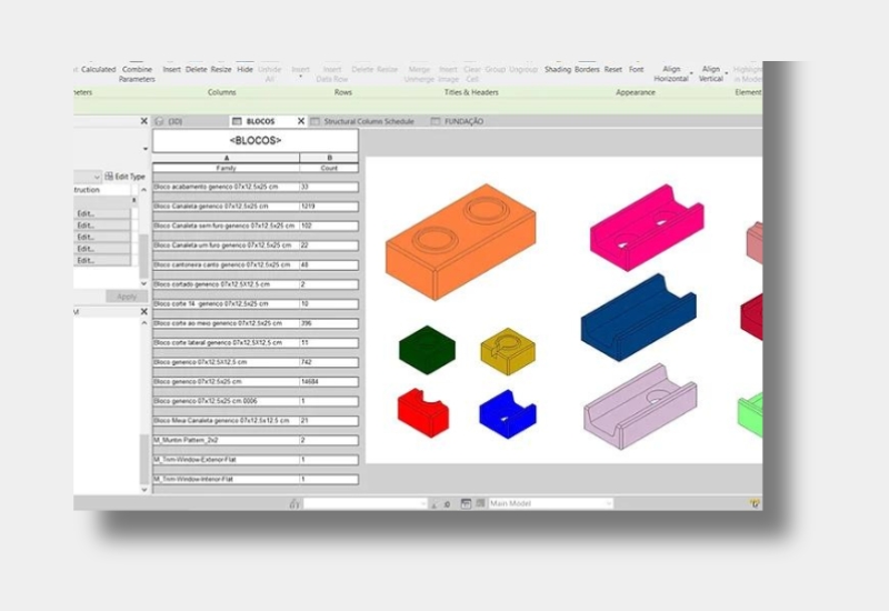 Modelagem de Casa Templete com Tijolos Ecológicos no Revit